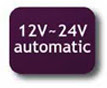 Voltaje automático de 12v a 24 v icono voltaje
